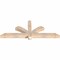Ekena Millwork Redmond Smooth Timber Gable Bracket, Douglas Fir, 60"W x 22"H x 3 1/2"D x 3 1/2"F, 9/12 Pitch GBW060X22X0404RED00SDF - alternate 5